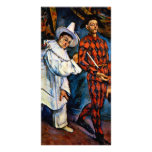 Mardi Gras painting by Paul Cezanne classic art Custom Photo Card