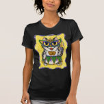 Mardi Gras Party Cat New Orleans Fantasy Art Shirt t-shirts