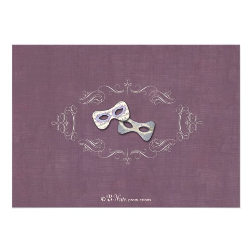 Mardi Gras Party Invitation