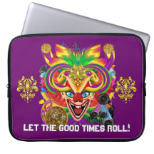 Mardi Gras Party Please Important  Note Below Laptop Computer Sleeve