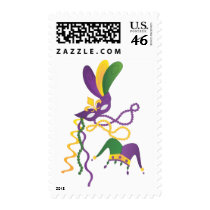 Mardi Gras Party Stamp
