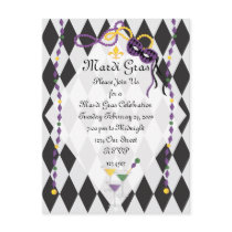 Mardi Gras Party postcards