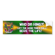 Mardi Gras Party Theme  Please View Notes Bumper Sticker