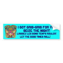 Mardi Gras Party Theme  Please View Notes Bumper Sticker