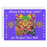 Mardi Gras Party Theme  Please View Notes Personalized Invitation