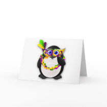 Mardi Gras Penguin Cards