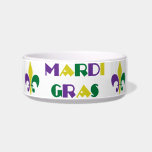 Mardi Gras Cat Food Bowls