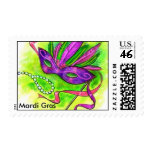Mardi Gras Postage Stamps