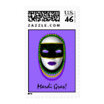 Mardi Gras Postage Stamp