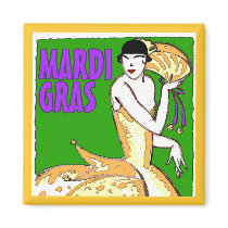 Mardi Gras Poster magnets
