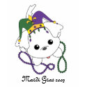 Mardi Gras Puppy t-shirts