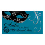 Mardi Gras QuinceTicketFr Business Cards