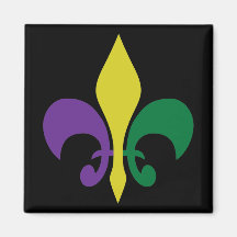 Mardi Gras Refrigerator Magnets