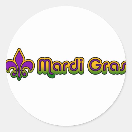 mardi gras stickers on sale