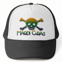 Mardi Gras Skull & Crossbones hats by BrattiGrl Mardi Gras Skull & Crossbones hats