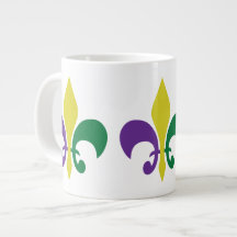 Mardi Gras Jumbo Mug