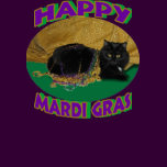 Mardi Gras Star Cat t-shirts