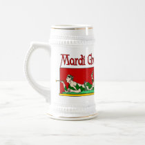 Mardi Gras Stein mugs by figstreetstudio Mardi Gras Stein mugs