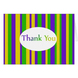Mardi Gras Thank You Cards | Zazzle