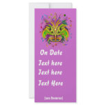 Mardi Gras The Queen Style 3 Plse View Notes Custom Rack Cards