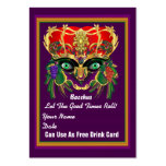 Mardi Gras Throw Card Different Designs See notes Business Card Templates