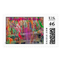 Mardi Gras Tree postage by nyksla Mardi Gras Tree postage