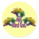 Mardi Gras Trio stickers by lalagniappe Mardi Gras Trio stickers