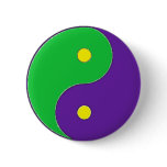 MARDI GRAS YIN YANG SYMBOL