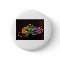 Mardi Party Pinback Button