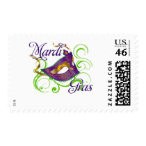 MardiGras Postage Stamp