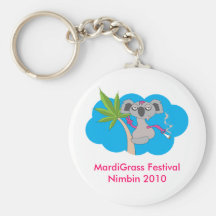MardiGrass Festival Nimbin 2010 Key Chain