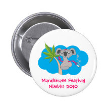 MardiGrass Festival Nimbin 2010 Pin