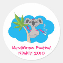 MardiGrass Festival Nimbin 2010 Sticker