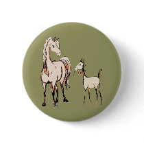 Mare and Foal buttons by PaintingPony Mare and Foal buttons