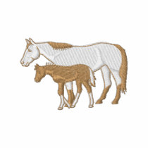 Mare and Foal embroidered shirts