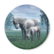 Mare and Foal magnets by jasonmit Mare and Foal magnets