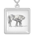 Mare and Foal necklace