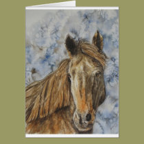 Mare and Morning Frost cards by artworkbyandrea Mare and Morning Frost cards