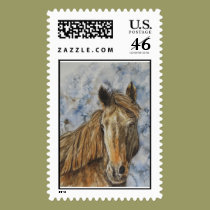 Mare and Morning Frost postage by artworkbyandrea Mare and Morning Frost postage