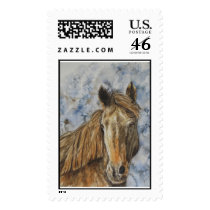 Mare and Morning Frost postage by artworkbyandrea Mare and Morning Frost postage