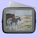 Mare with Foal Electronics Bag laptop sleeves