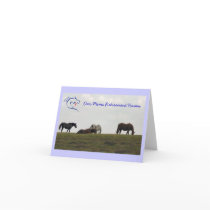 Mares on the Hill - Blue cards