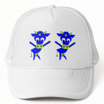 Margaret - Blue Cow hats by lonvig Margaret - Blue Cow hats