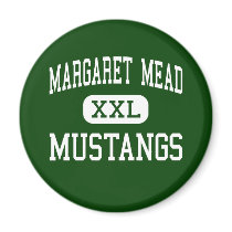 Margaret Mead - Mustangs - Elk Grove Village magnets by customteamsportswear Margaret Mead - Mustangs - Elk Grove Village magnets