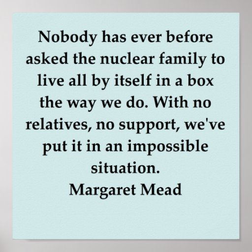 margaret mead quote poster | Zazzle