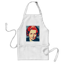 Margaret Thatcher - Iron: OHP Apron by obama_poster_hope Margaret Thatcher - Iron: OHP Apron