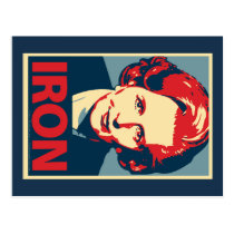 Margaret Thatcher "Iron" Postcard