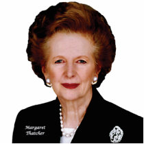 Margaret Thatcher Photo Cutout