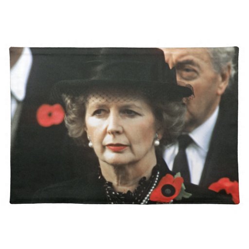 Margaret Thatcher Prime Minister Place Mat