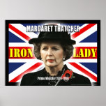 Margaret Thatcher Prime Minister Poster